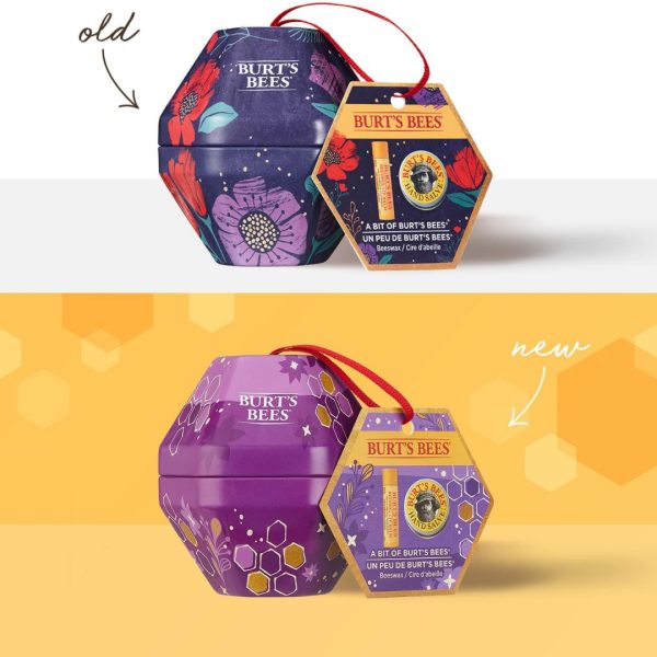 Burt's Bees Gift Set, Beeswax Lip Balm & Hand Salve in a Bauble - Image 5