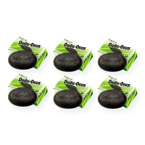 Dudu Osun Tropical African Black Soap, 6 x 150g